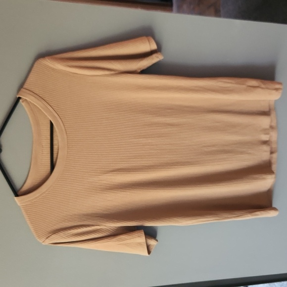 a new day Tops - A New Day Ribbed Super Soft Crewneck T Shirt Top